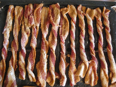 Spiced Twisted Bacon